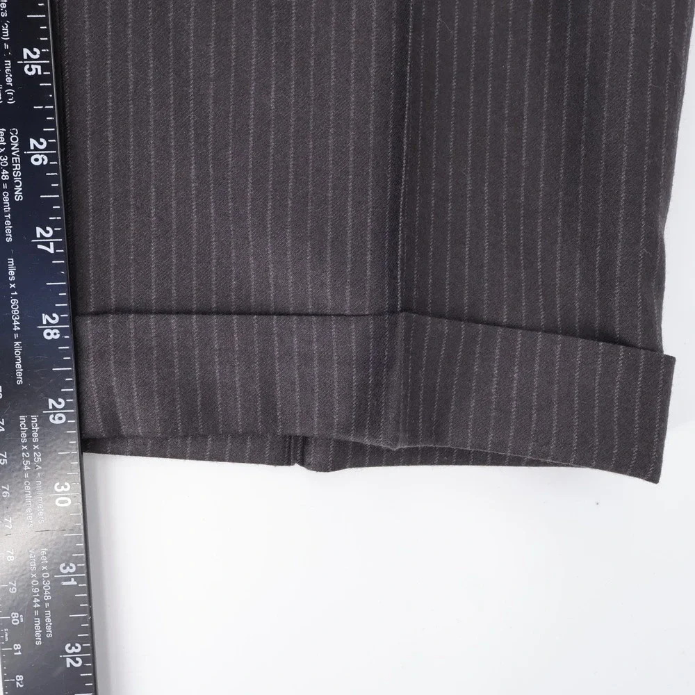 Jos. A. Bank Traveler Pinstripe Wool 2-Piece‎ Suit Charcoal Gray Mens 40L 32x29